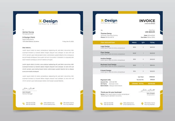 şirket kimlik etiketleme anteti ve fatura şablonu