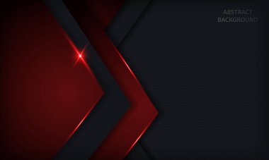 Soyut kırmızı metalik arka plan. Modern koyu renk arka plan.