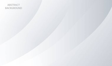 Işık gümüş elementli soyut dalga arkaplanı. Modern beyaz arkaplan tasarımı.