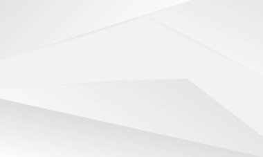 Soyut beyaz ve gri eğimli arkaplan. Gri noktalar yarım ton. Modern geometrik tasarım arkaplanı.