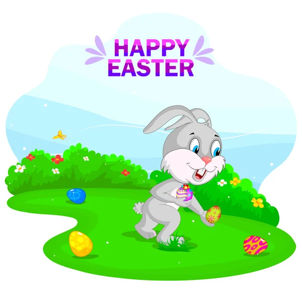 Boldog húsvéti ünnep ünnepe háttér — Stock Vector