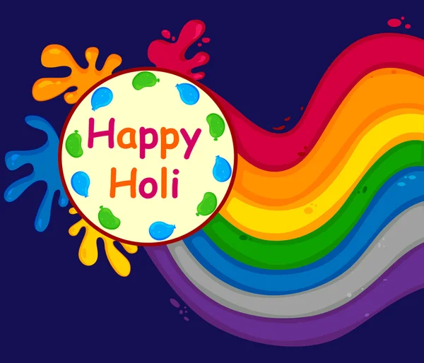 Fondo tradicional Holi de la India — Vector de stock