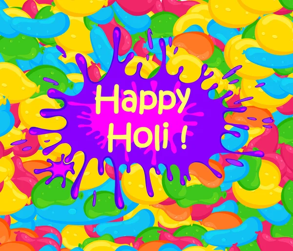Traditional Holi background of India — Stock Vector