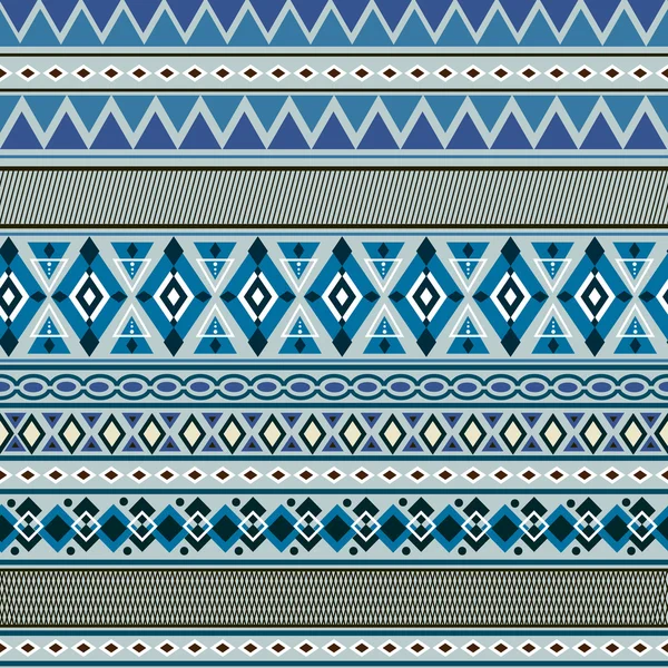 Kolorowy plemienne Azteków bezszwowe wzór geometryczny — Wektor stockowy