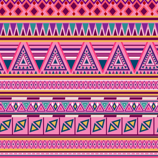 Colorat tribal geometric Aztec model fără sudură — Vector de stoc