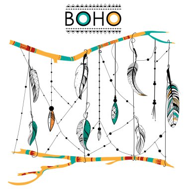 Kabile boho stil tüy