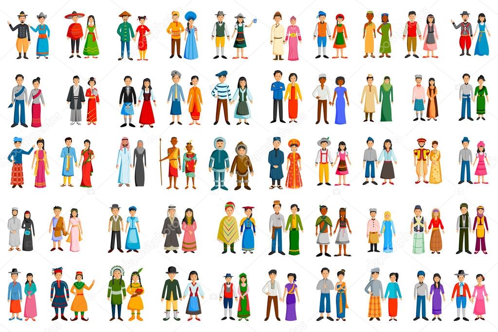 National costume Vector Images Depositphotos