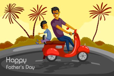 Mutlu Babalar Günü tebrik arka plan