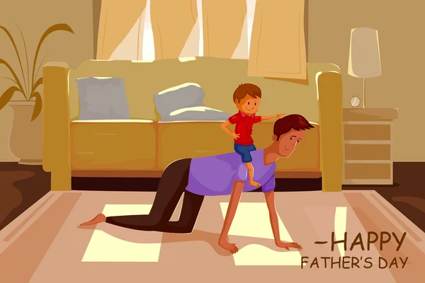 Mutlu Babalar Günü tebrik arka plan — Stok Vektör