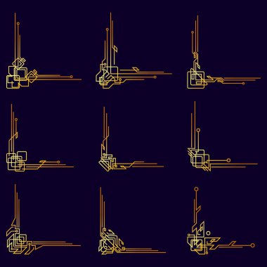 Altın antika Victoria dönemi sanat dekoratif dekoratif dekoratif bölücü tasarım çerçeveleri düğün davetiyesi için zarif afiş yaratıcı şablon tasarımı