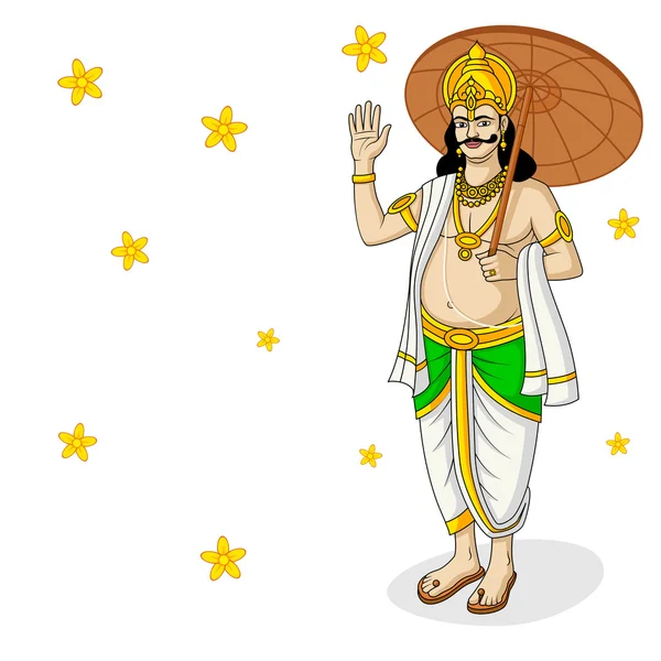 Re Mahabali — Vettoriale Stock