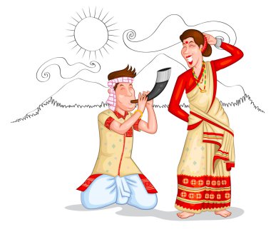 Assamese çift dans