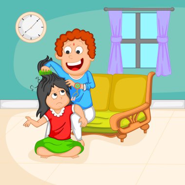 kardeş raksha bandhan içinde