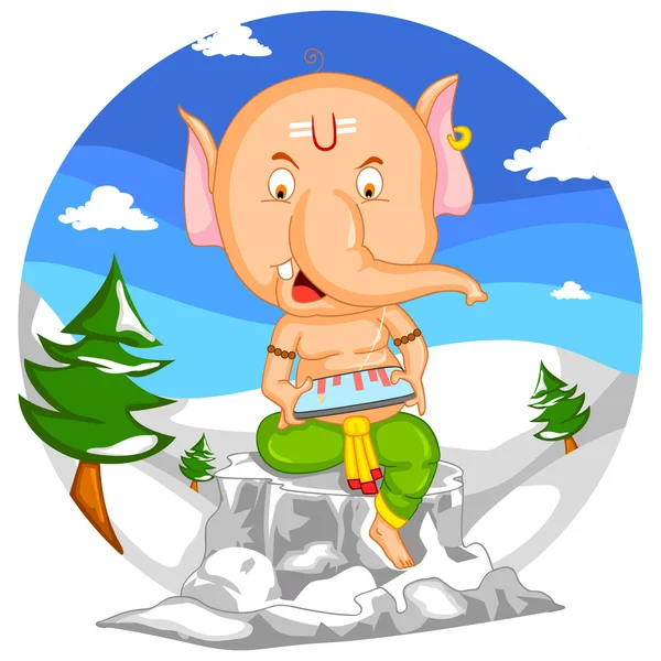 Gelukkig Ganesh Chaturthi — Stockvector