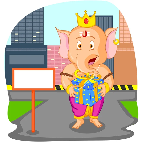 Happy Ganesh Chaturthi sale offer — Stock Vector