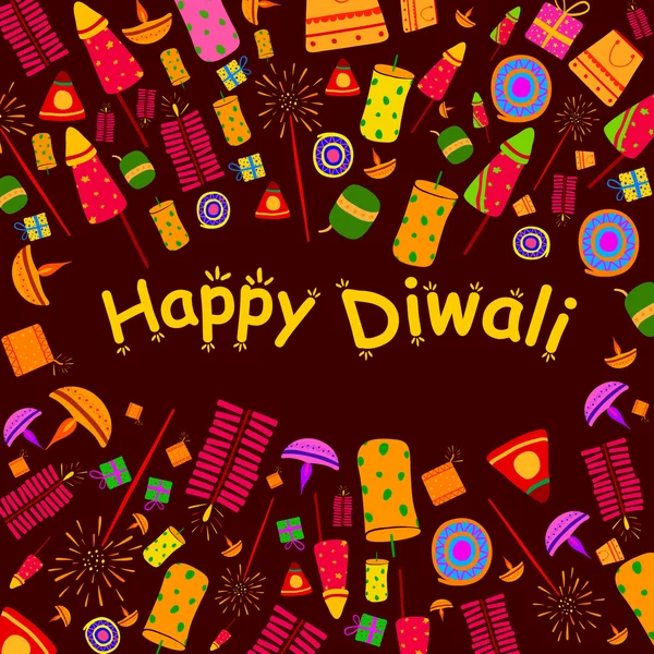 Happy Diwali celebration background — Stock Vector