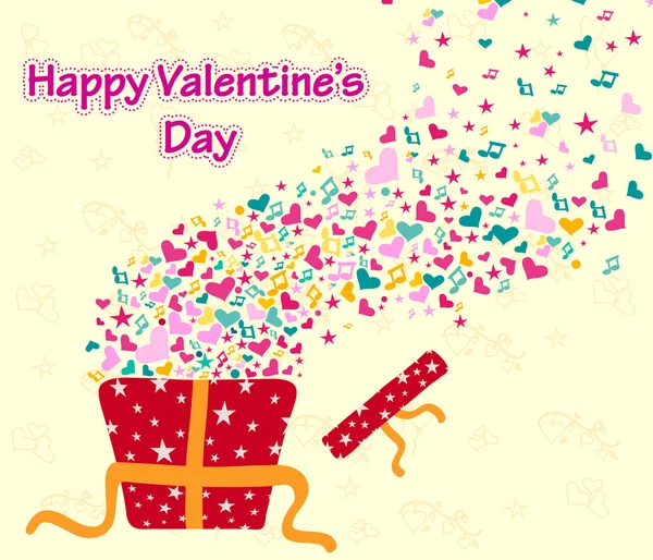 Boldog Valentin napi üdvözlést! — Stock Vector
