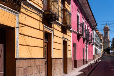 February 23, 2020: Colonial streets with in Potosi. Potosi, Bolivia clipart