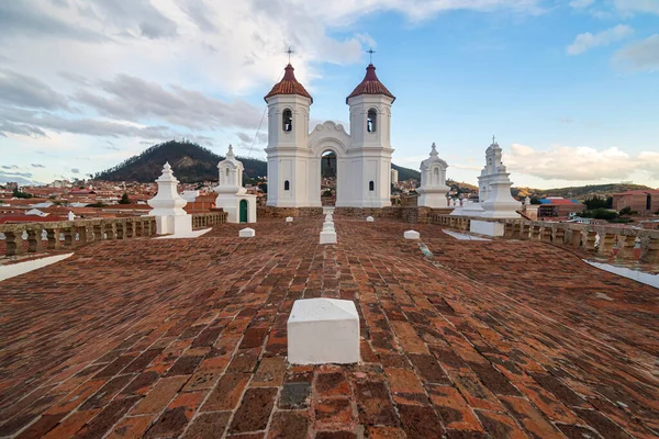 Вид Дах Монастиря Феліпе Нері Сукре Болівія — стокове фото