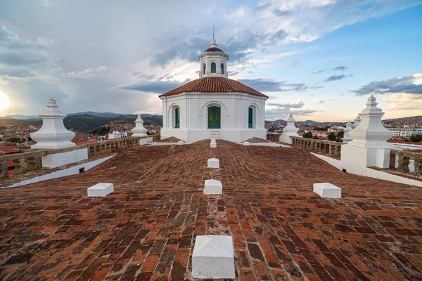 Вид Дах Монастиря Феліпе Нері Сукре Болівія — стокове фото