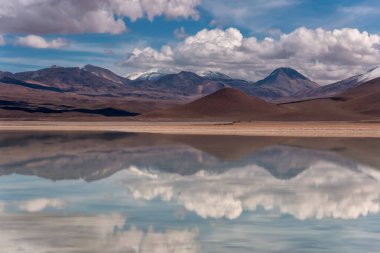 And Dağları 'nın Bolivya' daki Altiplano 'nun güneybatısındaki yansıması