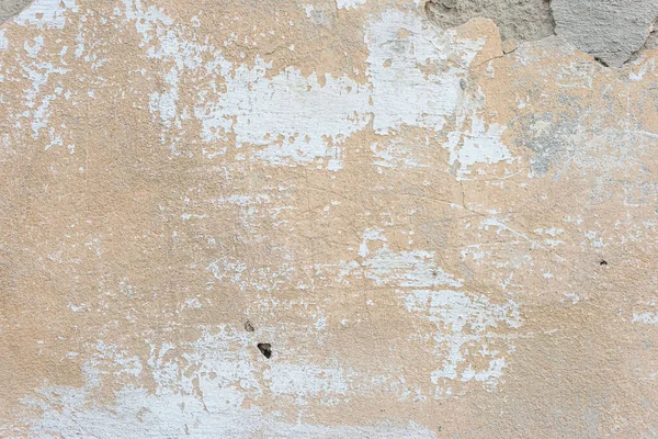 Evin Sokak Duvarında Eski Kahverengi Alçı Dokusu Var Sıcak Gölgeler — Stok fotoğraf