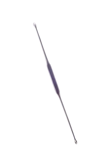 Colher Osso Cirúrgico Instrumento Médico Isolado Fundo Branco Instrumentos Cirúrgicos — Fotografia de Stock