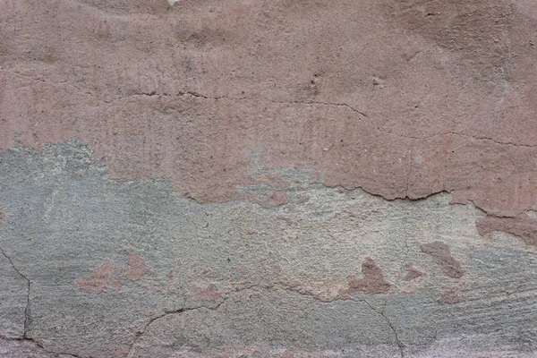 国内室外石膏热色调复古质感老皮灰泥墙体质感 — 图库照片