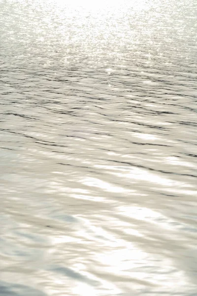 Reflexo Solar Água Durante Dia Textura Água Rio — Fotografia de Stock