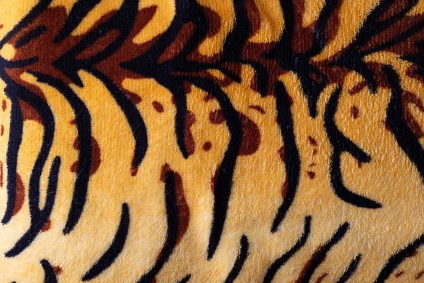 Textura Impresión Tigre Cerca Vista Superior Patrón Animal —  Fotos de Stock