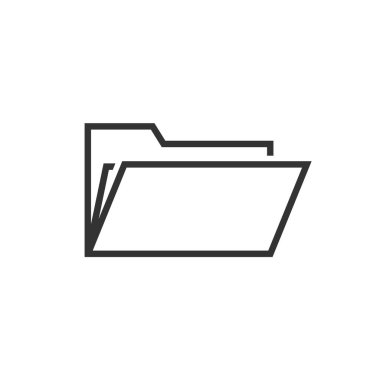 Belgeler ve menkul kıymetler için simge klasörü. Ofis dizini.