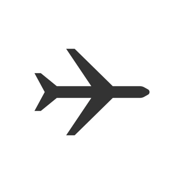 Icono Del Avión Viajes Aéreos Turísticos Entrega Mercancías Compañías Aéreas — Archivo Imágenes Vectoriales