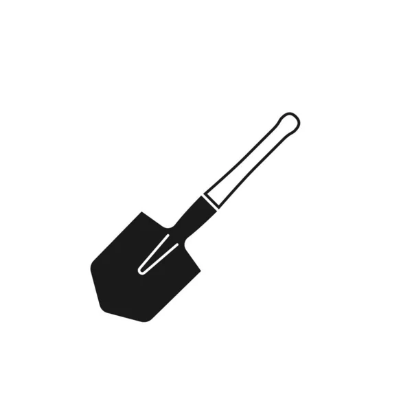 Realistic Vector Icon Minesweeper Shovel — Stock Vector