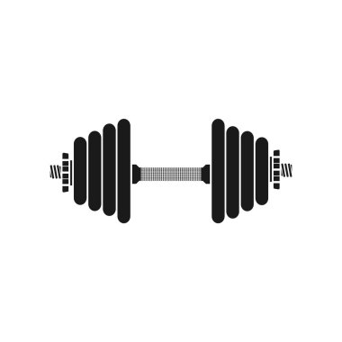 Krepli gerçekçi vektör dambılı. Spor ve sağlıklı yaşam tarzı.