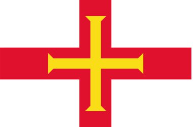 Guernsey Adaları 'nın gerçekçi vektör bayrağı. Manş Denizi 'nde bir ada, Channel Adaları' nın bir parçası. Seyahat acenteleri, tarih kitapları ve atlaslar için kullanılır. Avrupa, seyahat.
