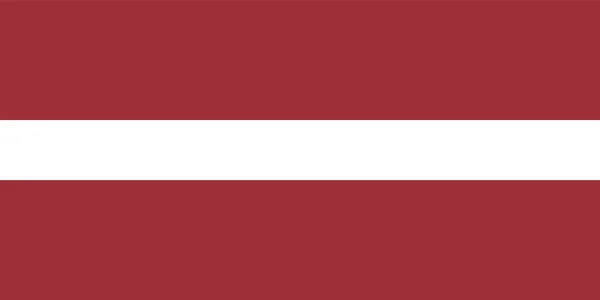 Bandera Vectorial Realista Letonia Utilizado Para Agencias Viajes Libros Historia — Vector de stock