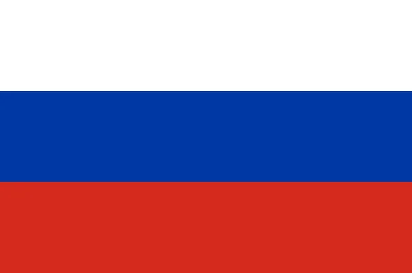 Bandeira Vetorial Realista Federação Russa Usado Para Agências Viagens Livros —  Vetores de Stock
