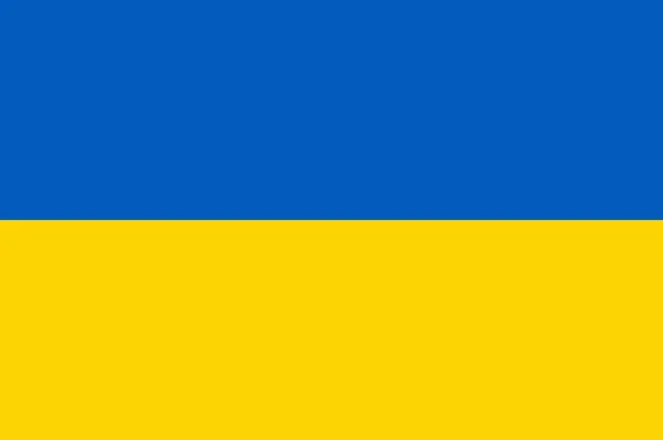 Bandeira Vetorial Realista Ucrânia Usado Para Agências Viagens Livros História —  Vetores de Stock