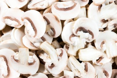 Arka plan, doku clouse taze mantar kadar dilim