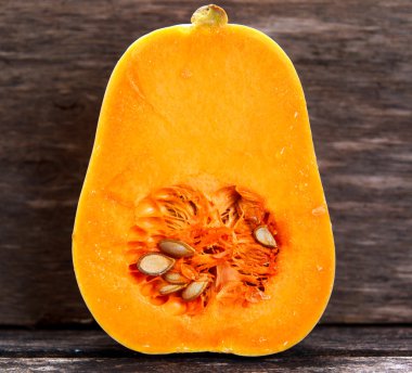 Taze Balkabagi dilim ahşap tablo