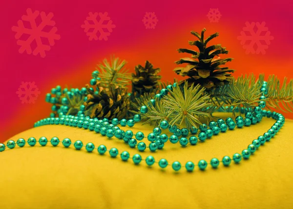 Christmas decor landschap — Stockfoto