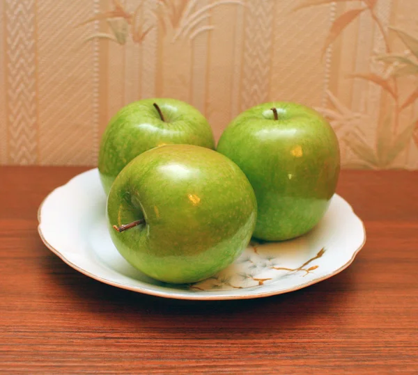 Manzanas verdes Imagen de stock