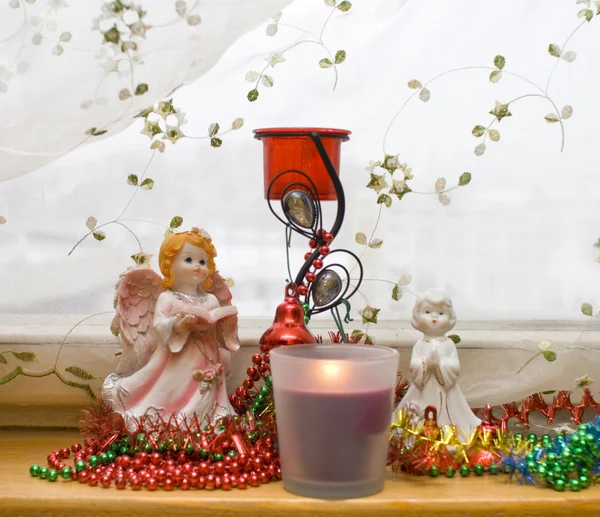 Christmas angels interior — Stock Photo, Image