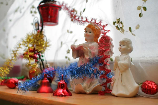 Angeli di Natale interni — Foto Stock