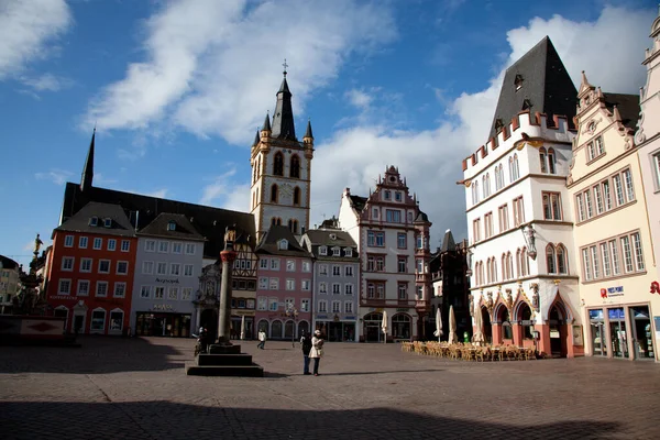 Historisch centrum van de stad Trier in Duitsland — Stockfoto