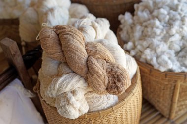 renkli ham ipek iplik    