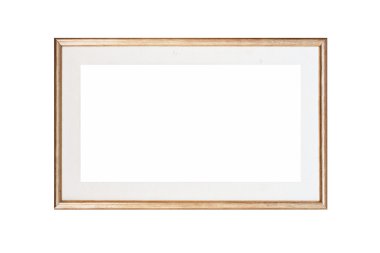 boş altın resim çerçeveleri