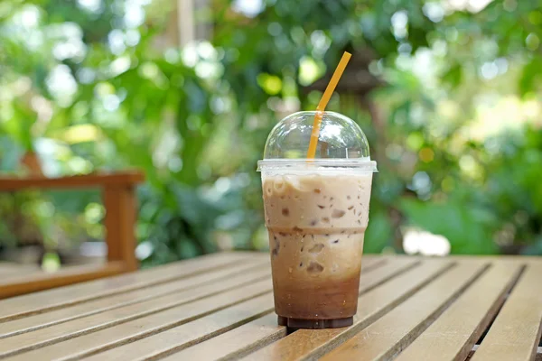 ice coffee in takeaway cup