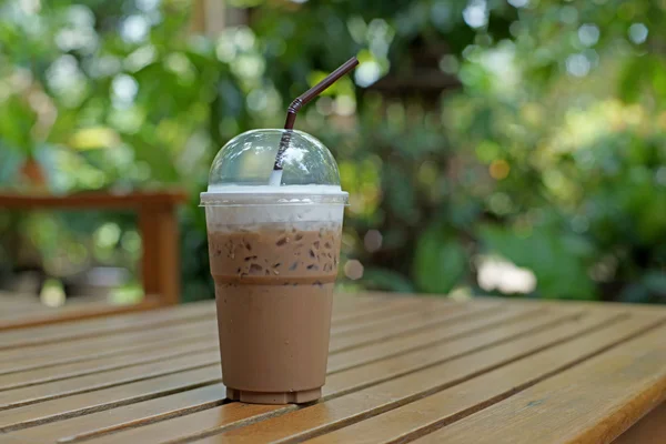 Minuman dingin coklat frappuccino — Stok Foto