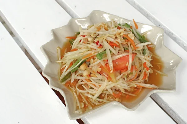 Salade de papaye ou som-tam — Photo